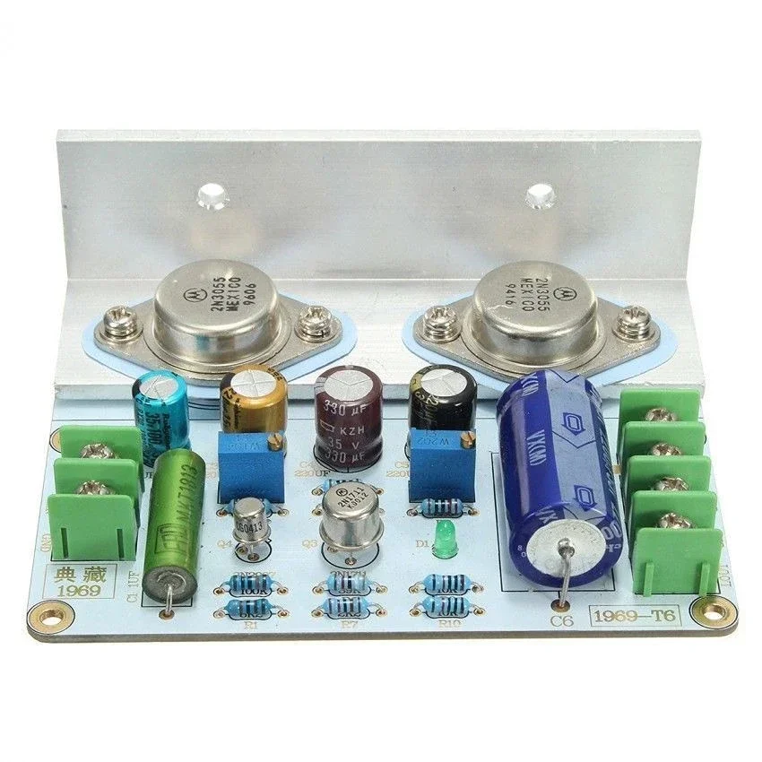 2Pcs Hifi JLH 1969 Amplifier Audio Class A Power Amplifier Board Stereo High Quality For 3-8 inch Full Range Speakers