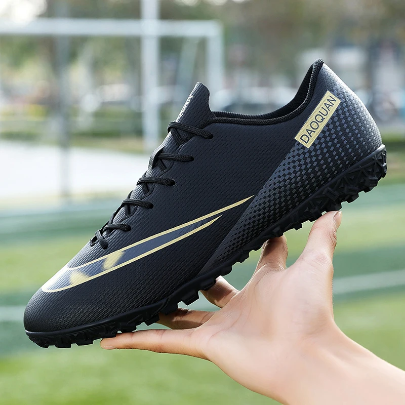 Men's Soccer Shoes Cleats Professional High-Top Breathable Athletic Football Boots for Outdoor Indoor TF/AG