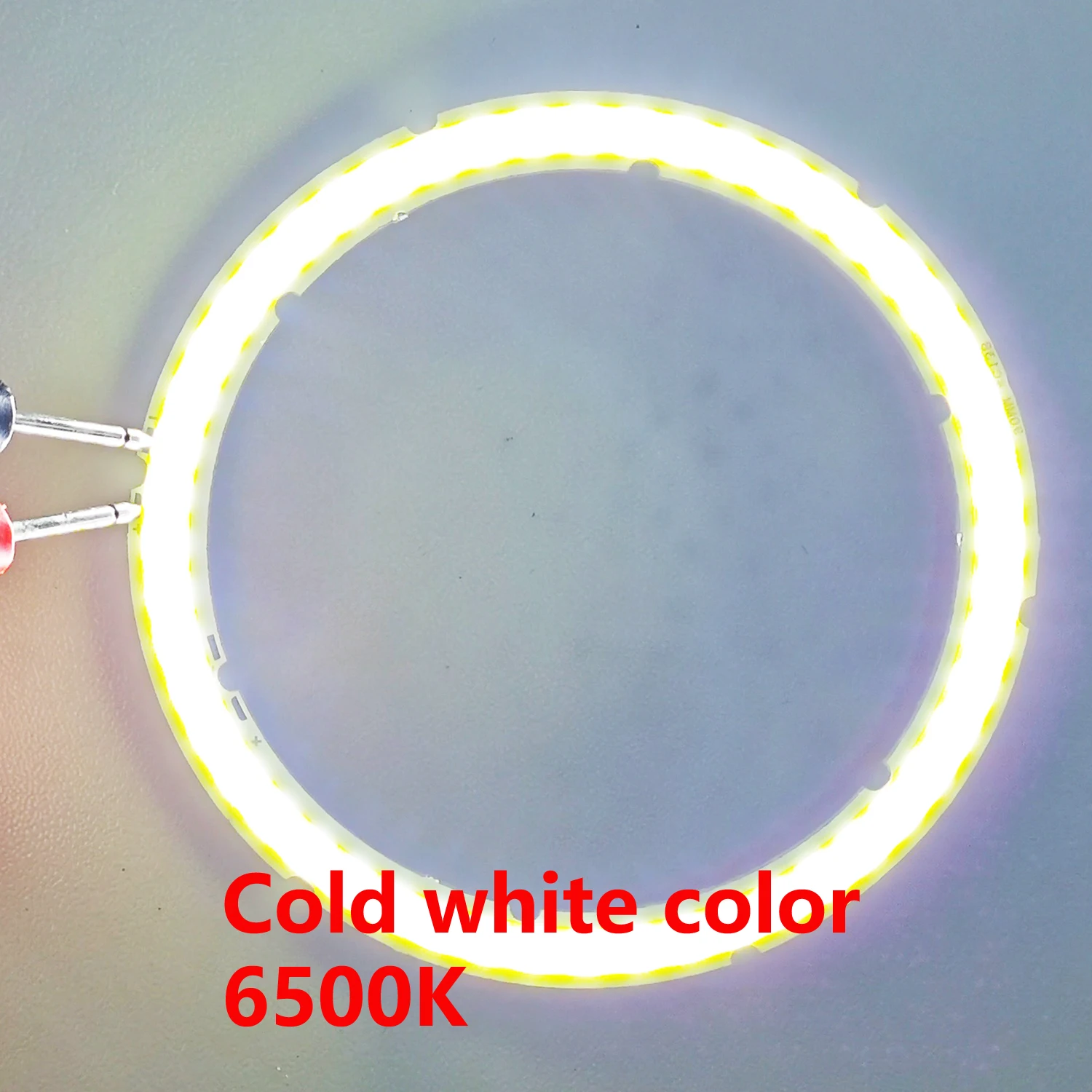 2W-12W Angel Eyes COB Light Source Annual Shape 12V DC 20mm-120mm Ring LED Chip Cold Warm White Light Source for DIY Car Bulb