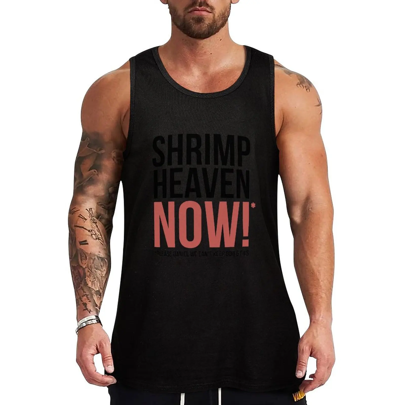 Shrimp Heaven NOW! Tank Top Men's clothes luxury style Bodybuilding shirt men clothing men clothes