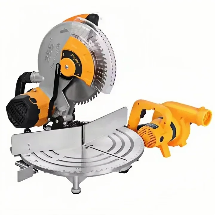 10 Inch 255mm 2000W Miter Saw Woodworking Power Cutting Saws with Vacuum Cleaner