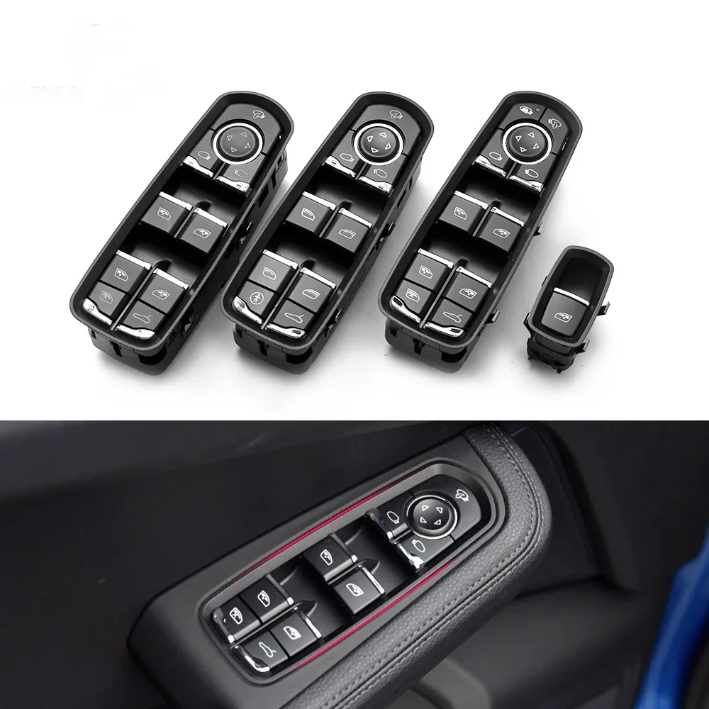 Car Electric Power Window Panel Master Control Switch Button Replacement For Porsche Panamera Cayenne Macan 2011-2016