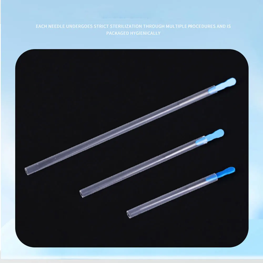200Pcs Acupuncture Needles One Needle One Tube Disposable Sterile Stainless Steel Beauty Acupuncture Massage Needle HUANQIU 2Box