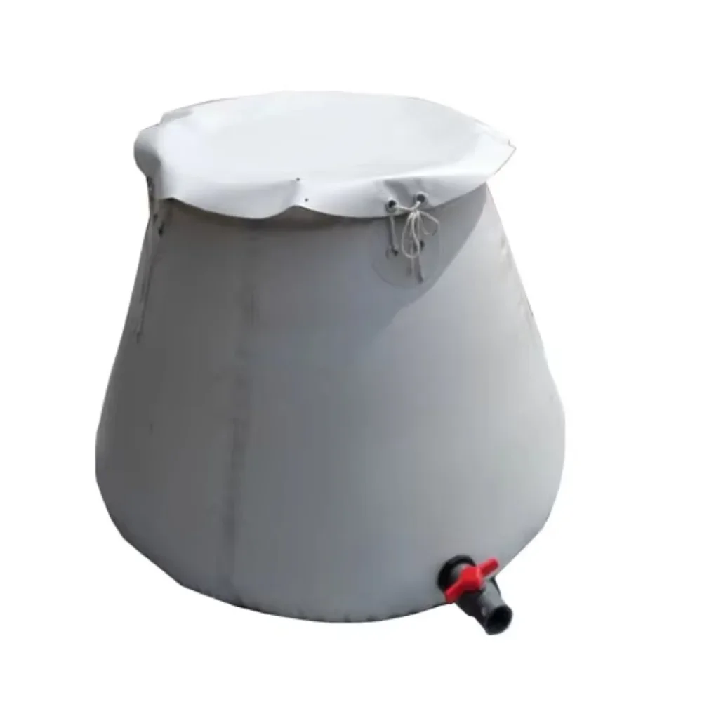

Portable 15000 liter open folding frame 5 gallon water bag with 20L storage rack water treatment machine