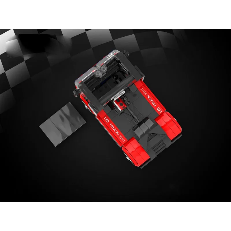 

MOC-131870 Классический новый грузовой транспортный грузовик, модель строительного блока, 294 деталей, игрушка в подарок на день рождения и Рождество для мальчиков и детей