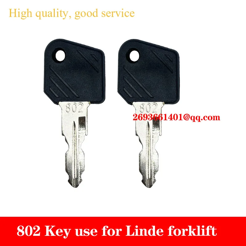 2 pcs  Ignition Key 0009311203/0039730404 for Linde Forklift,802 key For hangcha HELI Forklift.