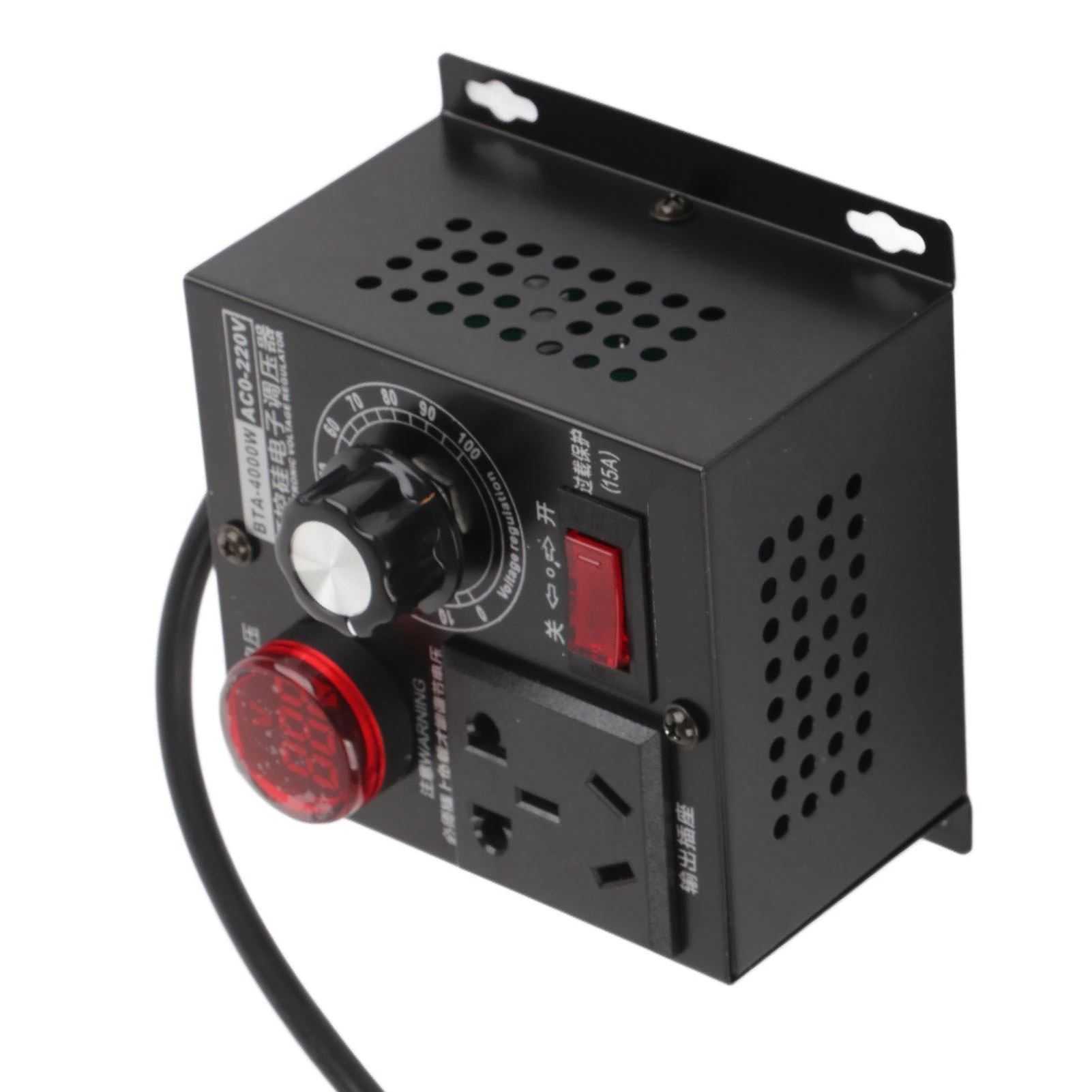 AC 4000W SCR Voltage Regulator Motor Fan Speed Controller Dimmer