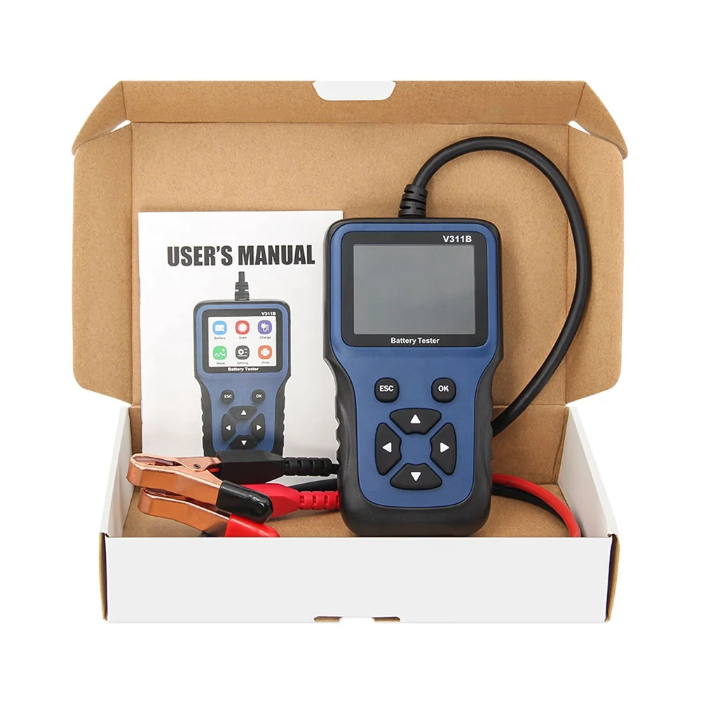 

V311B OBD2 Scanner 12V Car Battery Tester Automotive Diagnostic Tool Supports Alternator Voltage Analysis Auto Diagnostic EOBD
