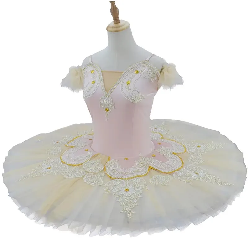 ใหม่ผู้ใหญ่เด็กคลาสสิก Professional บัลเล่ต์ Tutu Swan Lake แพนเค้ก Tutu Ballerina Party เครื่องแต่งกายเต้นรําบัลเล่ต์ชุดผู้หญิง