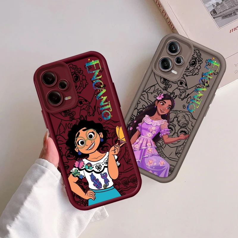 Disney Encanto Cute Eye Ladder For Xiaomi Redmi Note 13 12 12C 11 11S 10 10C 10A 9C 9A Pro 5G Funda Phone Case