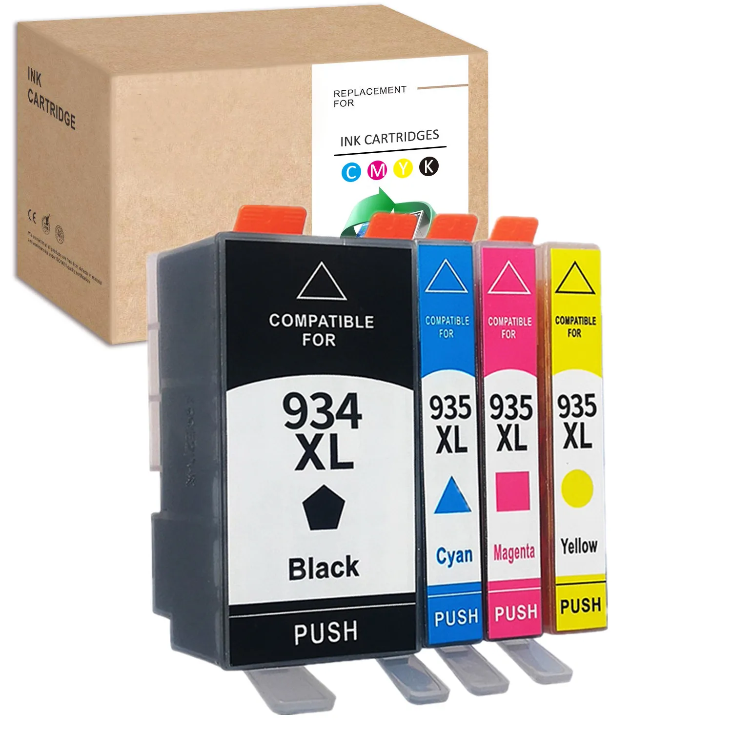 SZ For HP 934 935 XL 934XL 935XL Ink Cartridge For OfficeJet 6220 6800 6812 6815 6820 6822 6825 Pro 6230 6830 6835 6836 printer