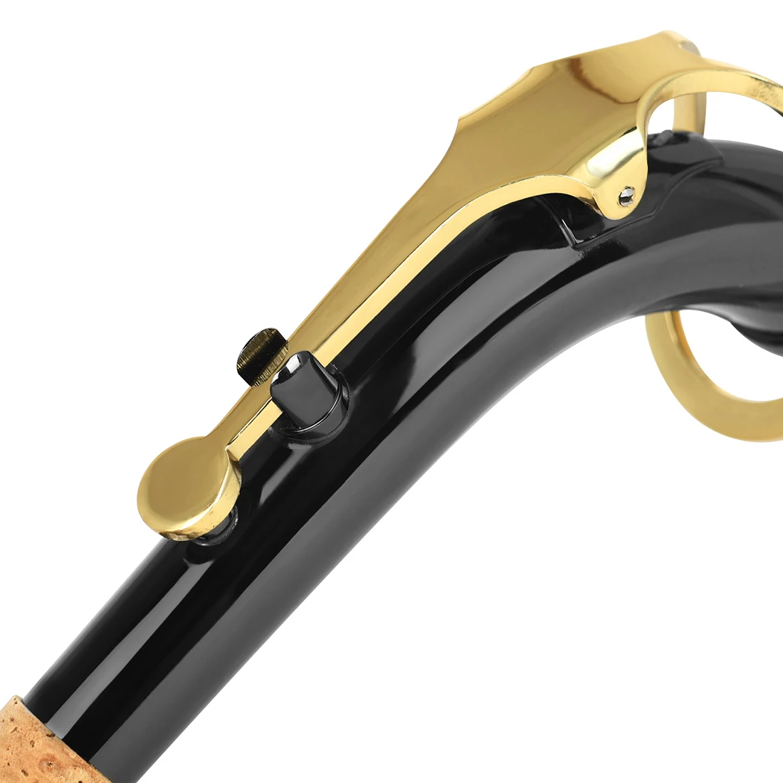 SLADE ألتو ساكسفون الرقبة الذهبي/الشظية النحاس بيند الرقبة لألتو ساكس آلات النفخ الخشبية لملحقات ألتو ساكسفون