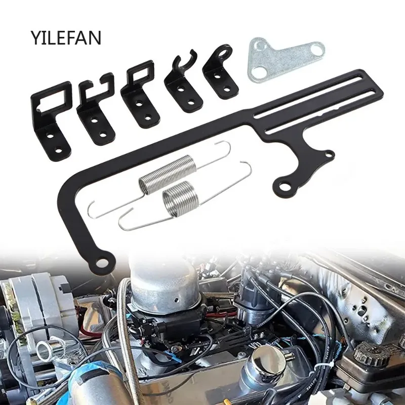 

304147 EZ EFI Комплект крепления кабеля Карбюратор Кронштейн крепления троса дроссельной заслонки Регулируемый для ТВ-кабелей автоматической коробки передач