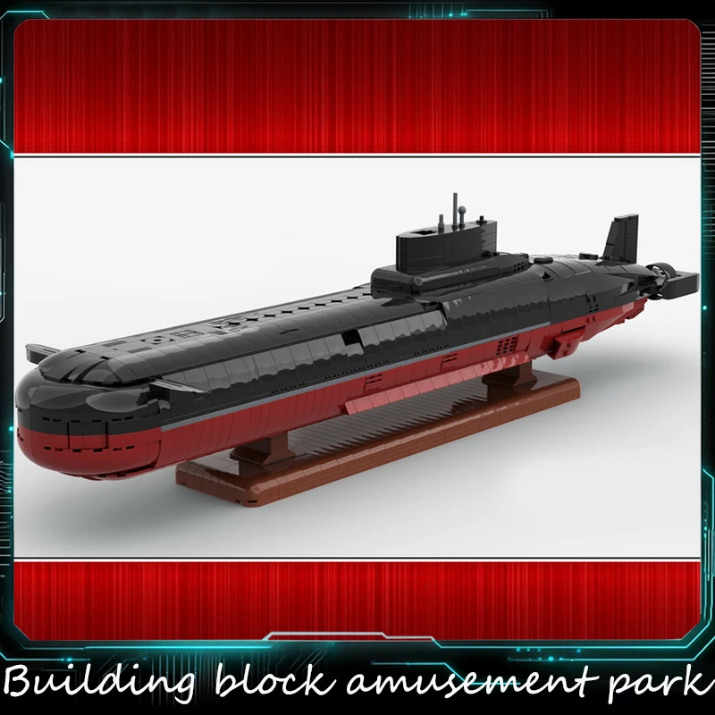 

2886 PCS Customize Combination Set Typhoon Class Submarine MOC Building Block Model Diy Educational Toys Children Christmas Gift