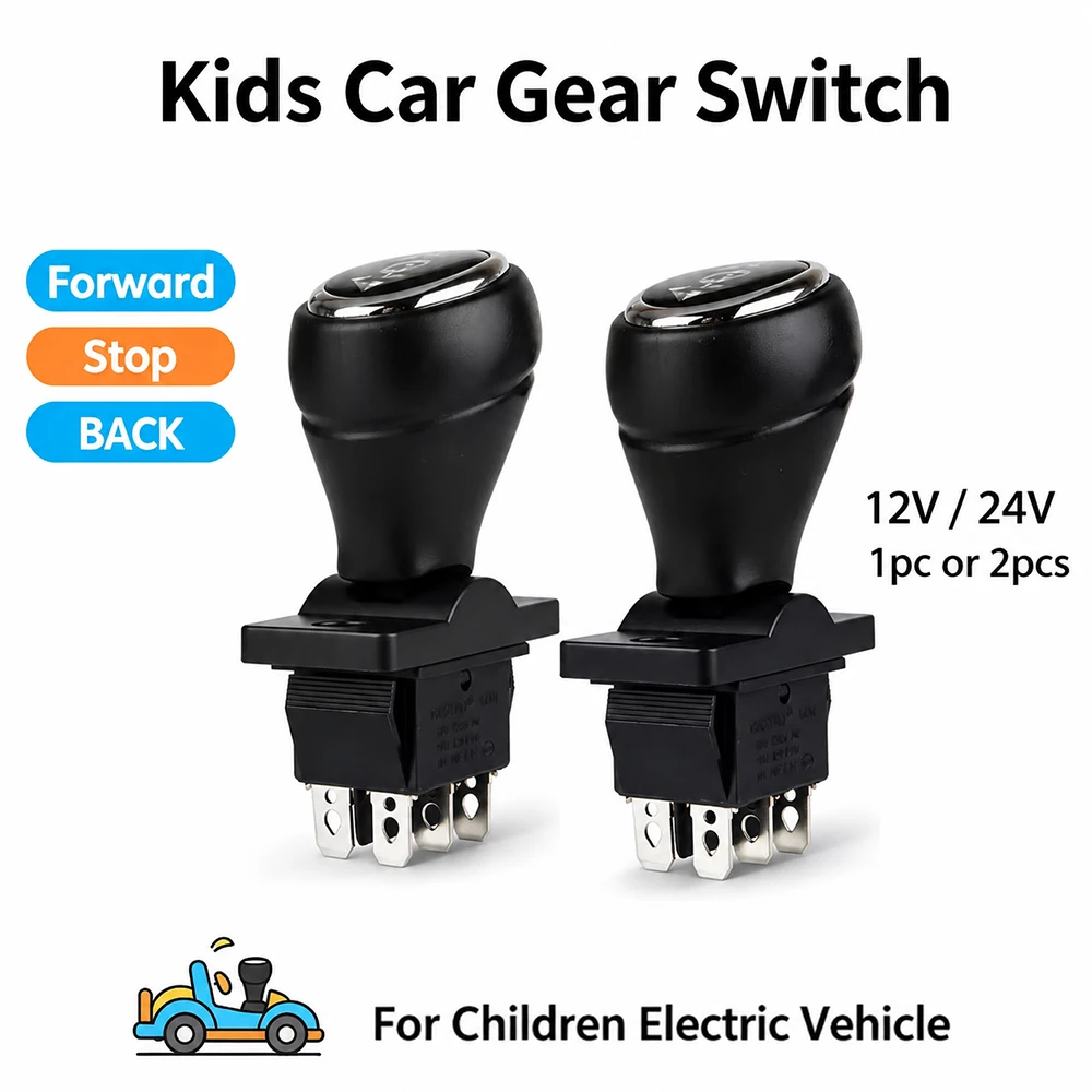 Children's Electric Vehicle Forward and Backward Gear Switch Arrow Position Fit Most Manual Kids Cars Trucks SUV Vehicle