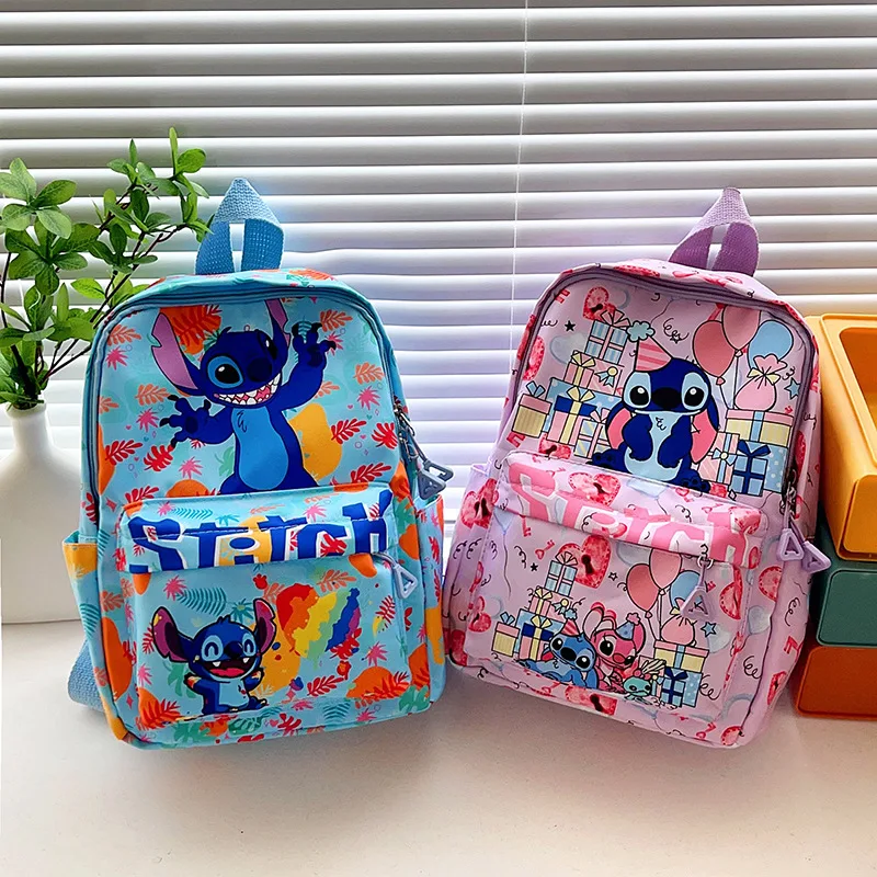 

Stitch Disney Backpacks Girls Boys New Kawaii Travel Rucksack Student Fashion School Bags Outdoor Sport Knapsack Birthday Gift