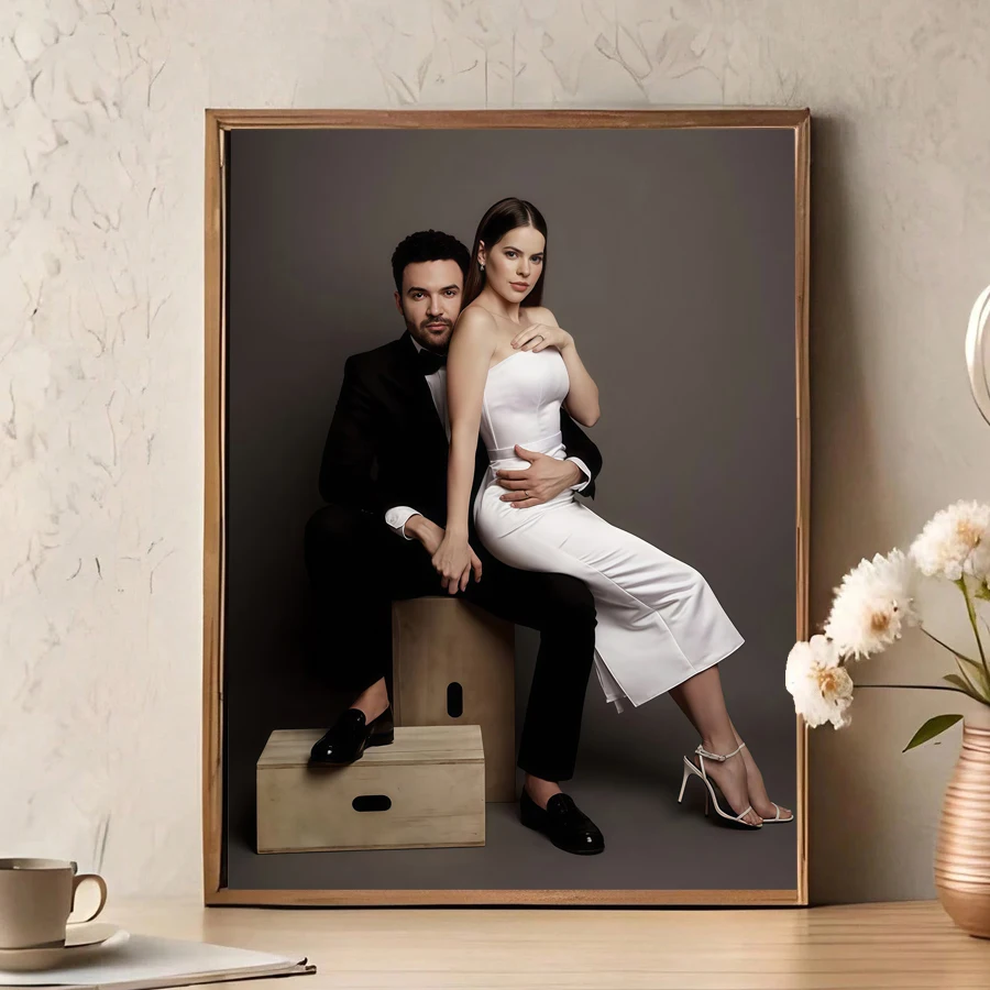 Pôster de Lona Personalizado com Impressão de Anime e Jogos, Pintura com Sua Foto, Presente Personalizado, Figura de Animal de Estimação, Decoração para Casa