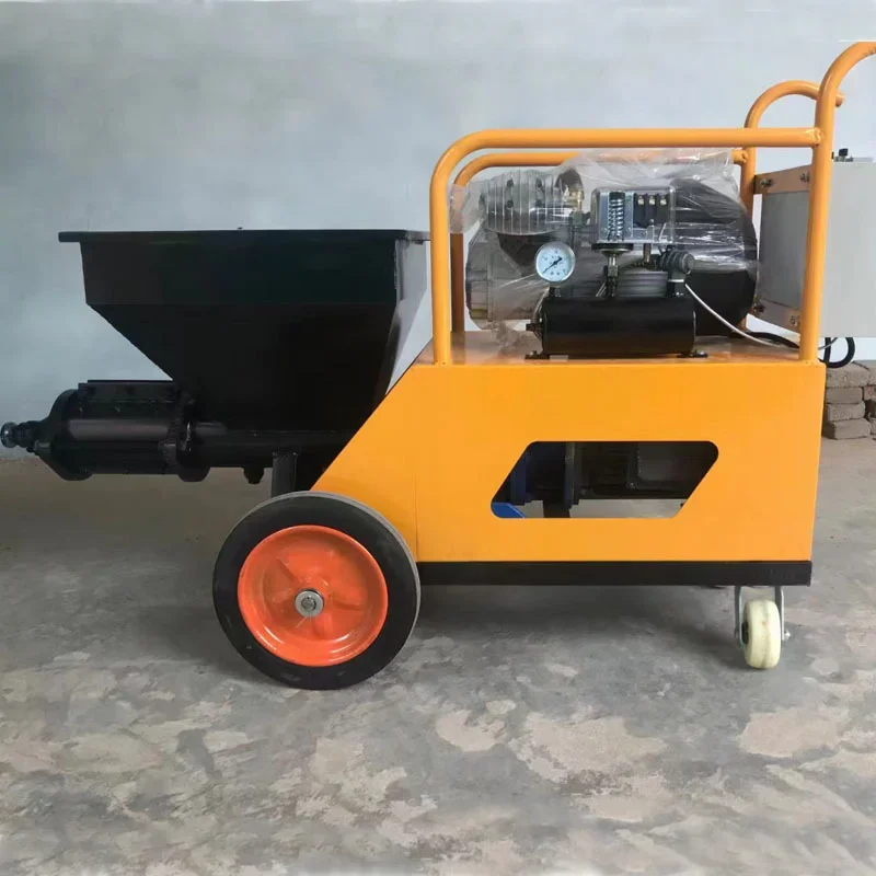 Cement Plaster Spray Machine Screw Slurry Grouting Sand Material Gypsum Mortar Wall Spraying Pump for Construction