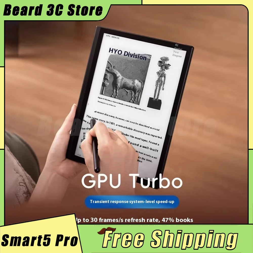 Ireader Smart5 Pro Lettore di e-book Elettronico Schermo a inchiostro da 10 pollici 300ppi Protezione per gli occhi intelligente Lettore di ebook in carta elettronica personalizzato