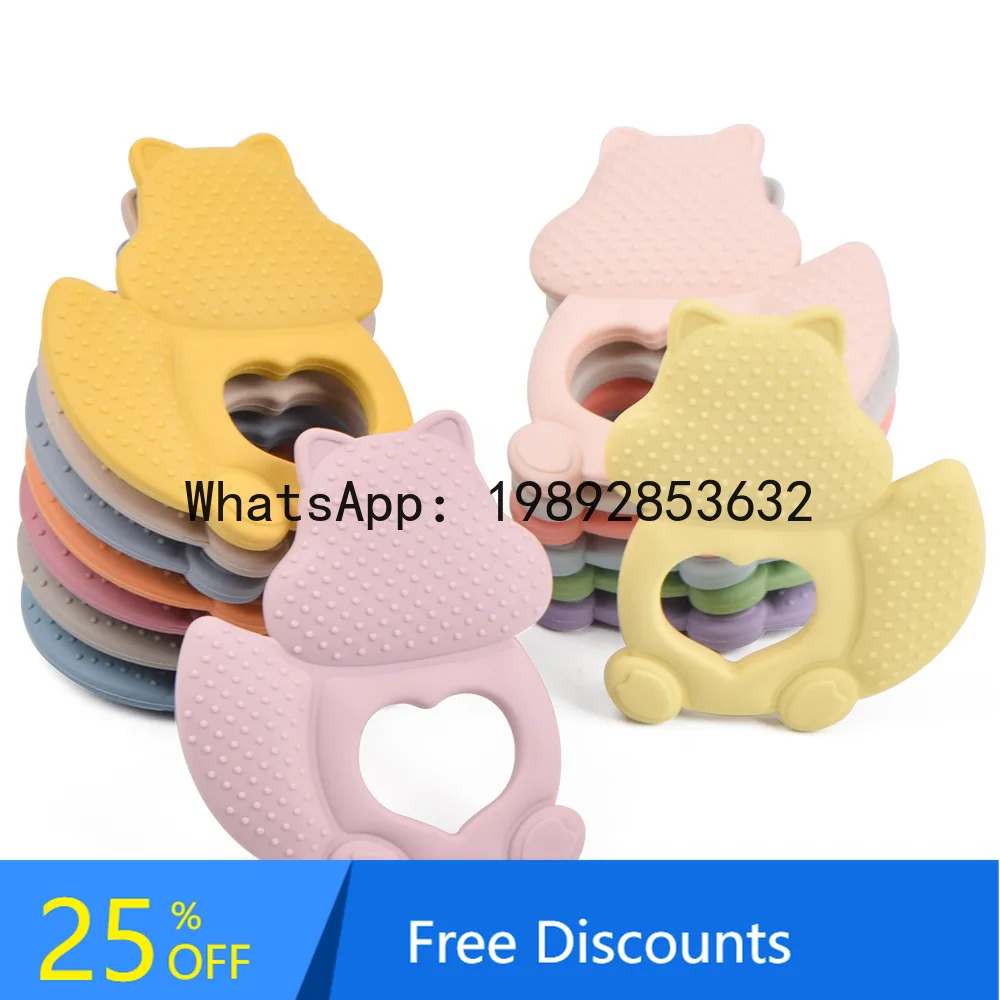 แท่งกัดสำหรับเด็กทารก ทำจากซิลิโคนเกรดอาหาร สามารถต้มได้