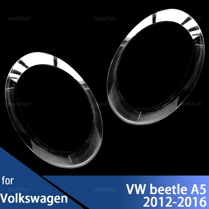 

For Volkswagen VW Beetle A5 2012-2016 Auto Headlamp Cover Headlight Caps Lampshade Housing Lamp Shell Glass Lens