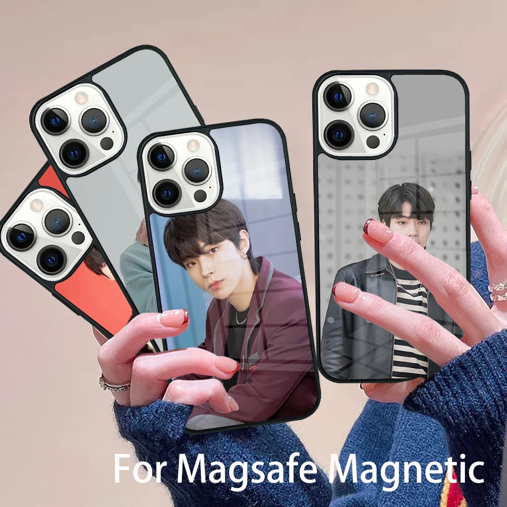 

Korean actors Hwang In Youp Phone Case Magesafe Magnetic Wireless Charge Cover For IPhone 16 11 12 13 14 15 Pro Max Plus Mini