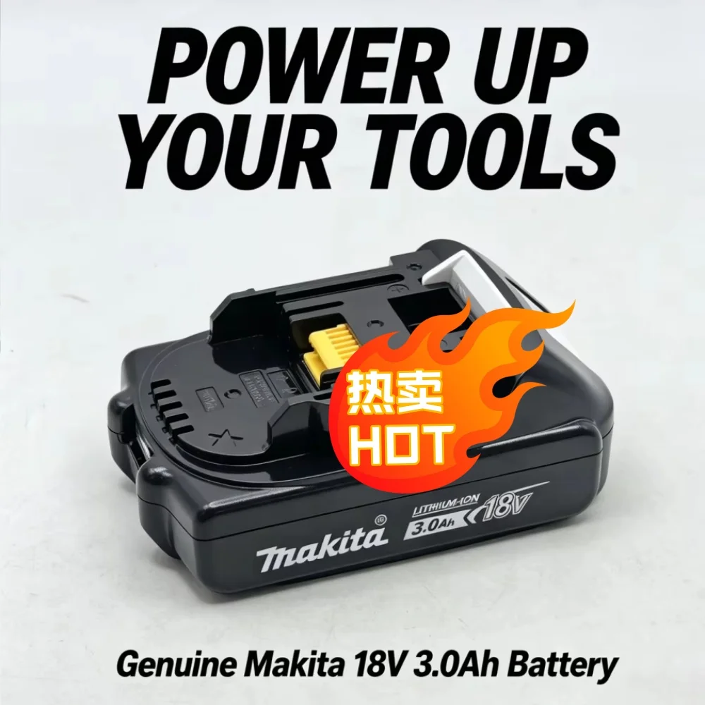 

Makita Original 18V 3.0Ah Rechargeable Lithium Battery Compatible with BL1830 BL1840 BL1850 BL1860B for Power Tools