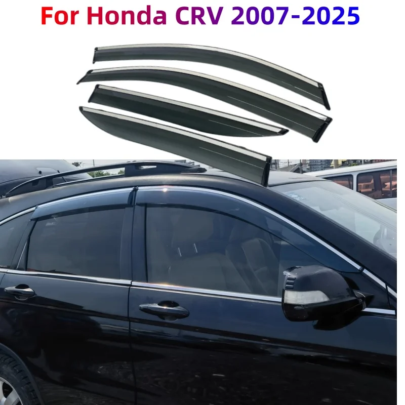 For Honda CRV CR-V 2007-2011 / 2012-2016 / 2017-2022 / 2023-2025 Window Visor Rain Guard Deflector Weathershield Awning Shelter