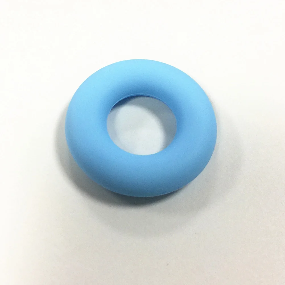 

19 pcs Teething Ring Silicone Molar Circle Toddler Infant Chewing Oral Stimulation Necklace Pendant Food Grade Safe Elastic