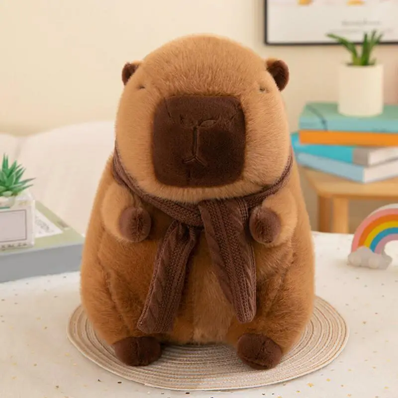 Capybara Toy Plush Lovely Plushies Stuffed Toy Cute Capybara Stuffed Animals Adorable Plush Pillow Soft Animals Plush Toy For