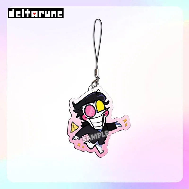 لعبة Deltarune كريس سوزي سبامتون رالسي تأثيري المفاتيح الاكريليك قلادة سلسلة هواتف كيرينغ مفتاح سلسلة حقيبة الملحقات حلية