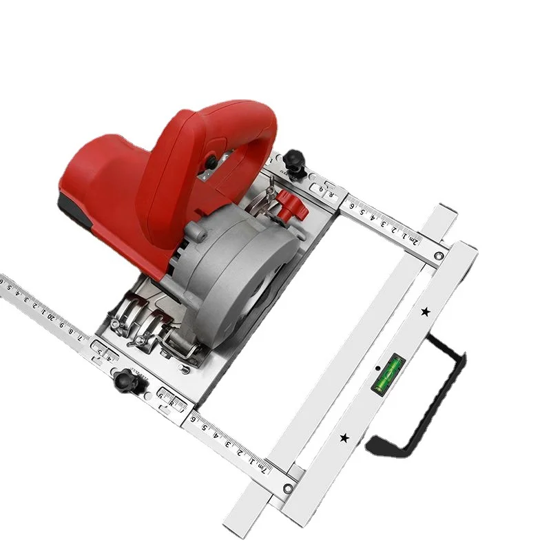Imagem -02 - Multifuncional Woodworking Machine Tool Guia para Serra Circular Trilha de Corte de Cerâmica Router Trimmer Fresagem de Mesa Acessórios