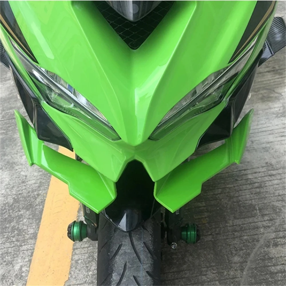 MTKRACING For KAWASAKI ZX-25R ZX-4R 2021-2024 Spoiler small wing aerodynamic wing kit spoiler protector