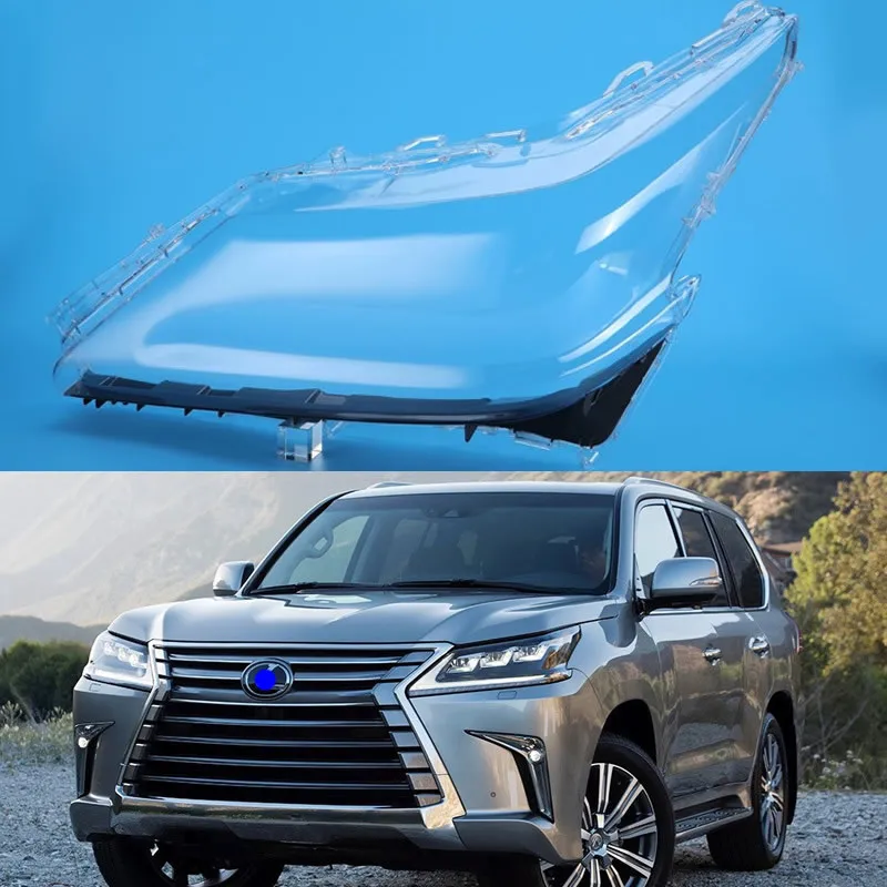 

For Lexus LX 570 2016 17 2018 2019 car accsesories Headlamp Cover Shade Lamp Headlight Shell Lens Plexiglass Original Lampshade