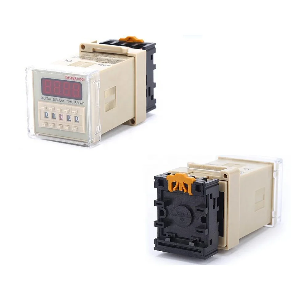 5 قطعة Aoyi DH48S-1Z الوقت التتابع 220 فولت الرقمية 24V12V380V 8 دبوس تأخير الوقت
