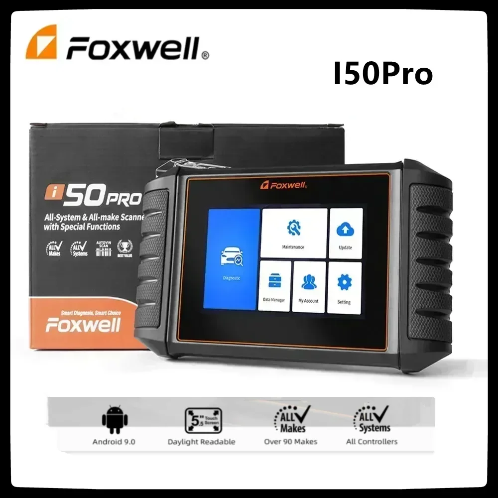 Best Foxwell I50 Pro Developed Diagnostic Scanner I50 Pro All-System & All-make Scanner with Special Functions update of NT650