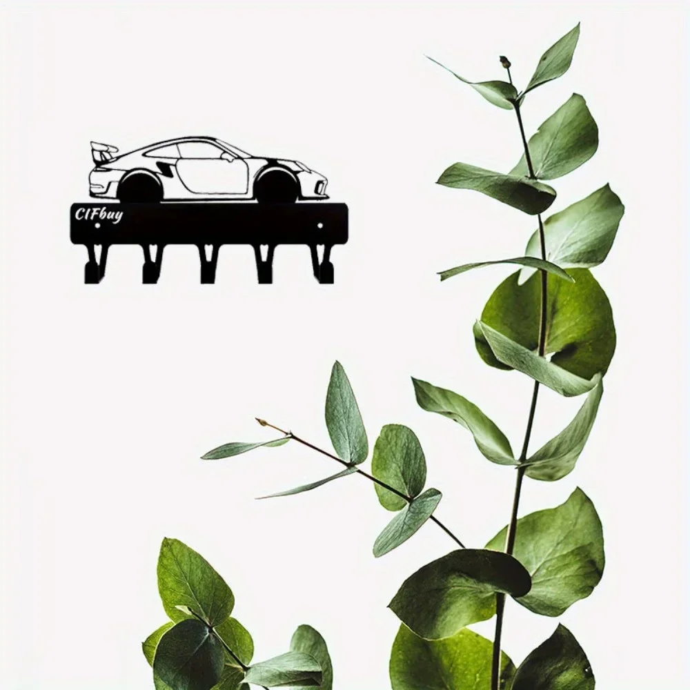 Sport Car Metal Wall Art, Boys And Girls Room Kindergarten Living Room Nursery Bedroom Decor Halloween Decor Iron Crafts