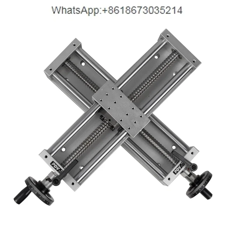 PT-LX100 linear linear module, ball screw linear sliding table displacement table manual translation table