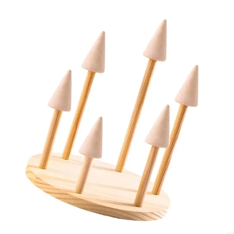 

Multipurpose Rings Display Stand Jewelry Storage Organizers Showcase Tray for Home Shop Countertop Decoration