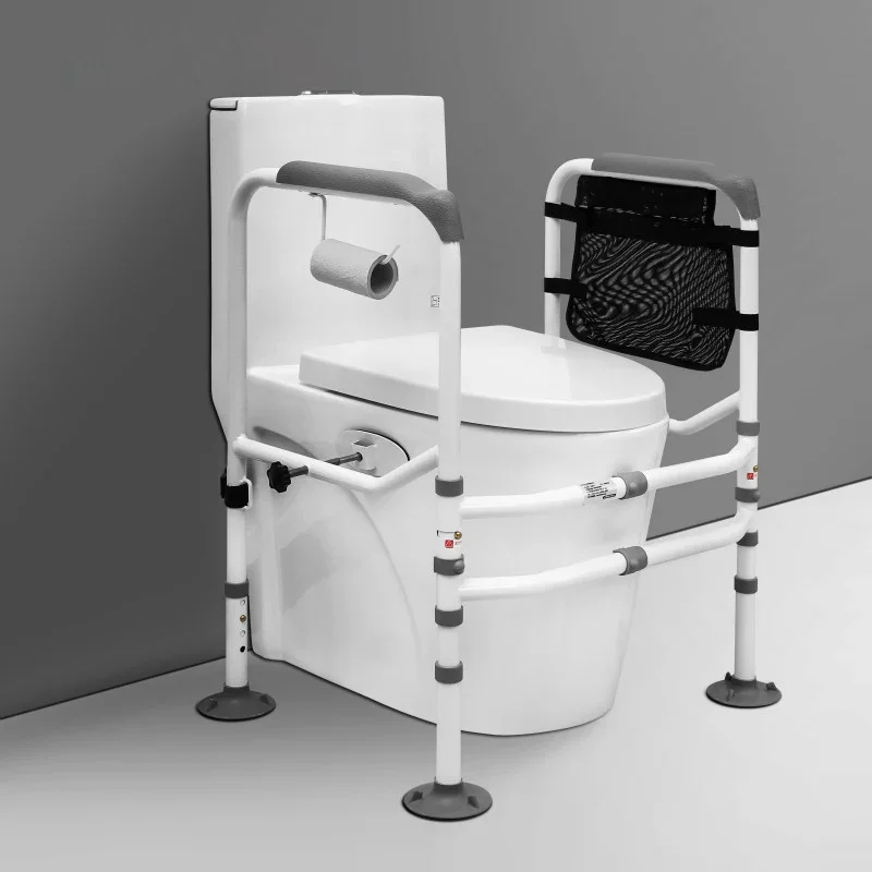 Toilet Armrests Elderly Safety Armrest Booster Rack Movable Pregnant Women Punch-Free Elderly Toilet Armrests Toilet