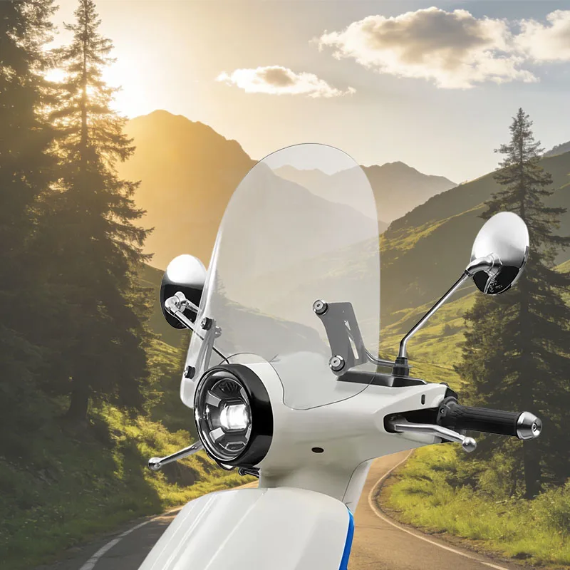 For Kymco KR 50 Windshield Specialized Rear Window Upgrade Front Windshield Accessories