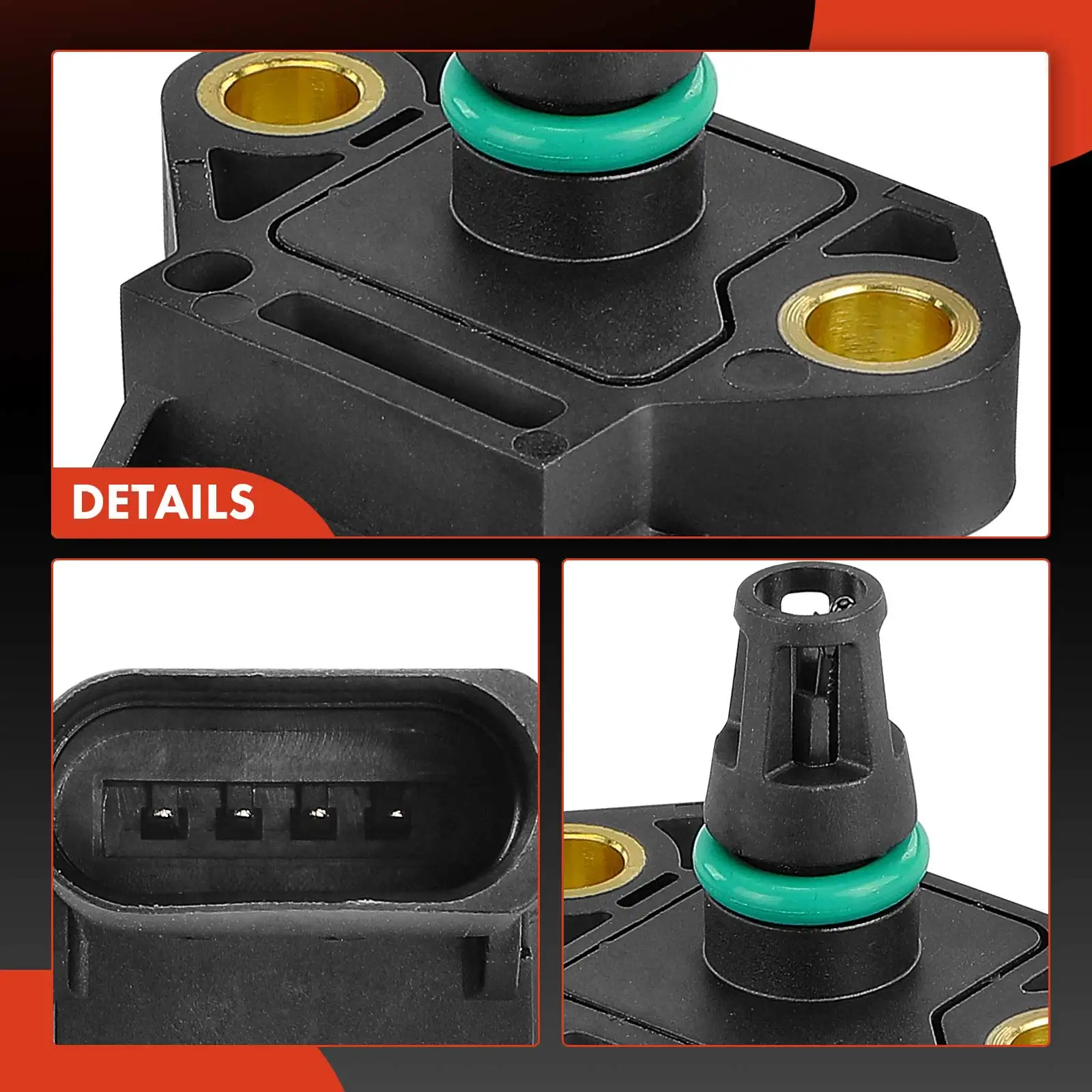 A-Premium Air Intake/Charge Temperature Sensor for Audi RS3 2017-2020 TT RS Quattro 2018-2022 6