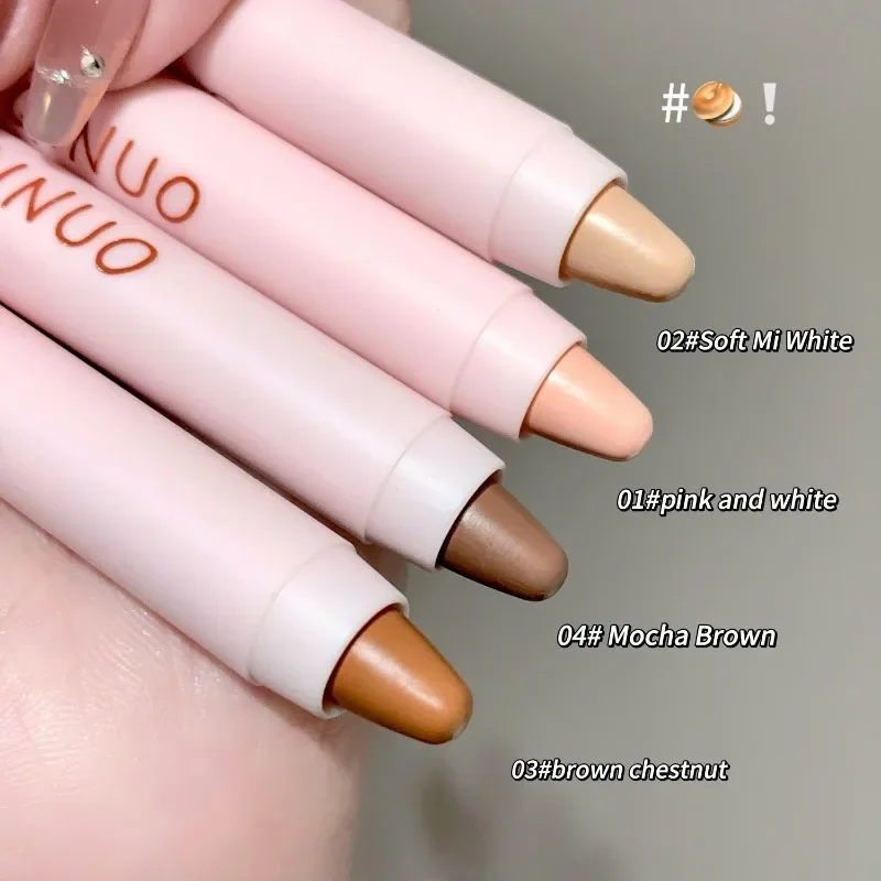 تسليط الضوء على عصا برونزر ماتي الأبيض البني الوجه اشراق تشكيل المخفي قلم رصاص مصحح الأنف الظل الكنتوري مستحضرات التجميل