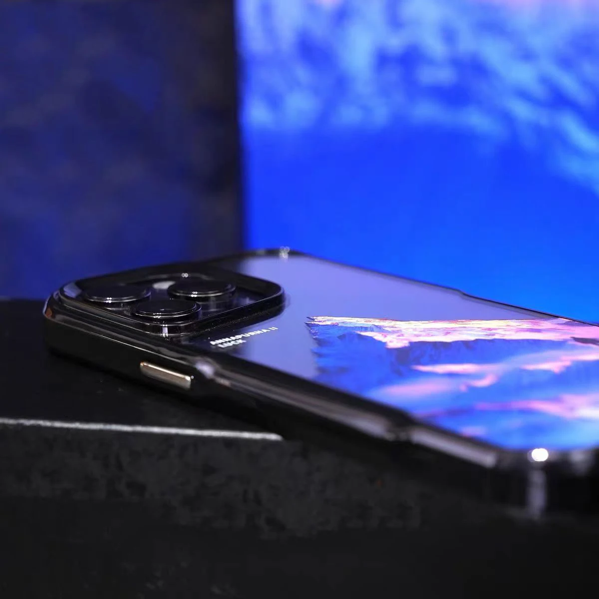 Plating Soft Rubber Border Phone Case For iPhone 11 12 13 14 15 Pro Max Plus Lens Protection High Transparent Back Plate Case