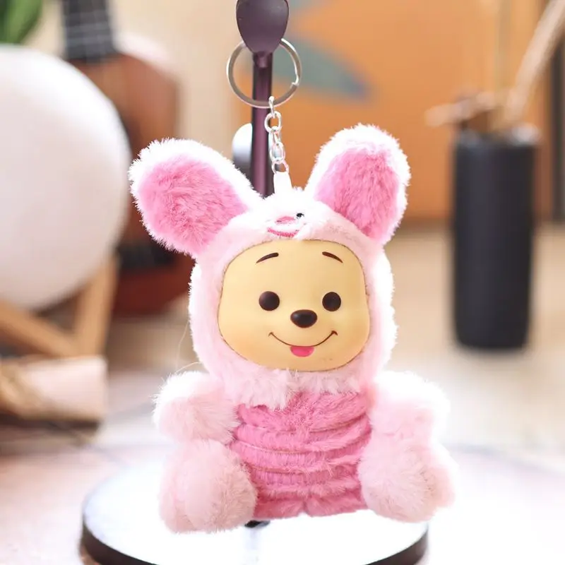 ตุ๊กตาหมีพูห์ขนาด 15 ซม. ตุ๊กตาพูห์ปาร์ตี้ซนๆ ตุ๊กตาพูห์เป้สะพายหลัง ตุ๊กตาพวงกุญแจ ของตกแต่งน่ารัก ของขวัญวันเกิด