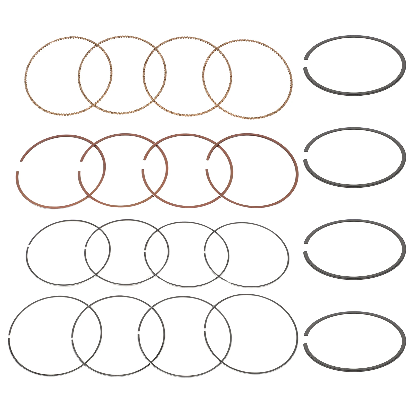 Two Sets of Piston Rings For Kohler Engines CH25 CH26 CH730 CH735 CH740 CH745 CH750 and Others 24-108-14-s 2410814s