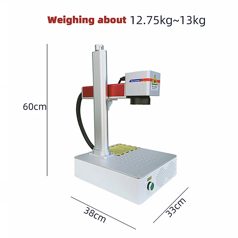 LY NEW Fiber Laser Nameplate Marking Machine Mini Fiber Laser Marker for Plastic Metal Optional 20W 30W