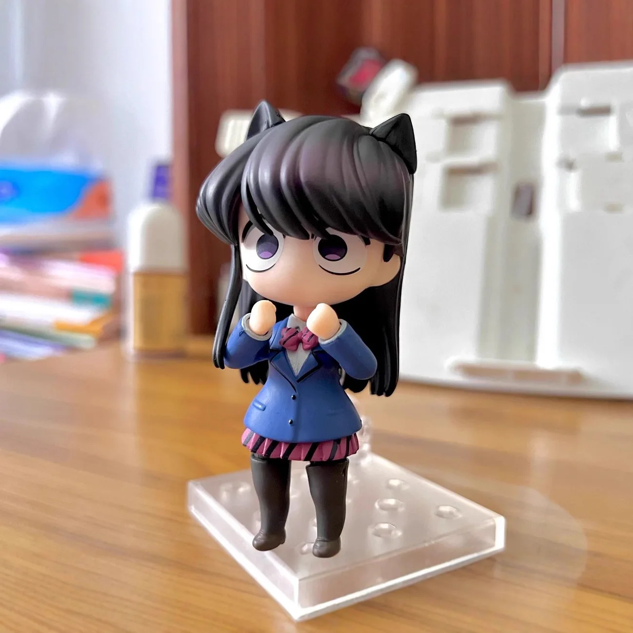 

10cm Komi-san wa Komyushou Desu Komi Shouko 1853 Action Figure Can't Communicate Anime PVC Model Q version Toys Gifts