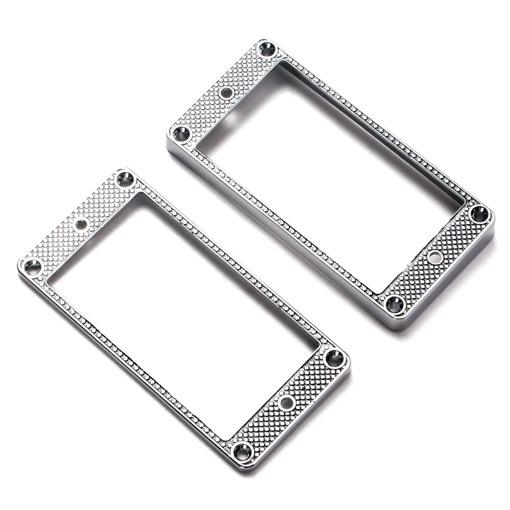 Pickup Frame Frame Bass Musical Instrument Metal Guitar Frame Flat Base Mounting Ring Accessory for Pickup Humbucker