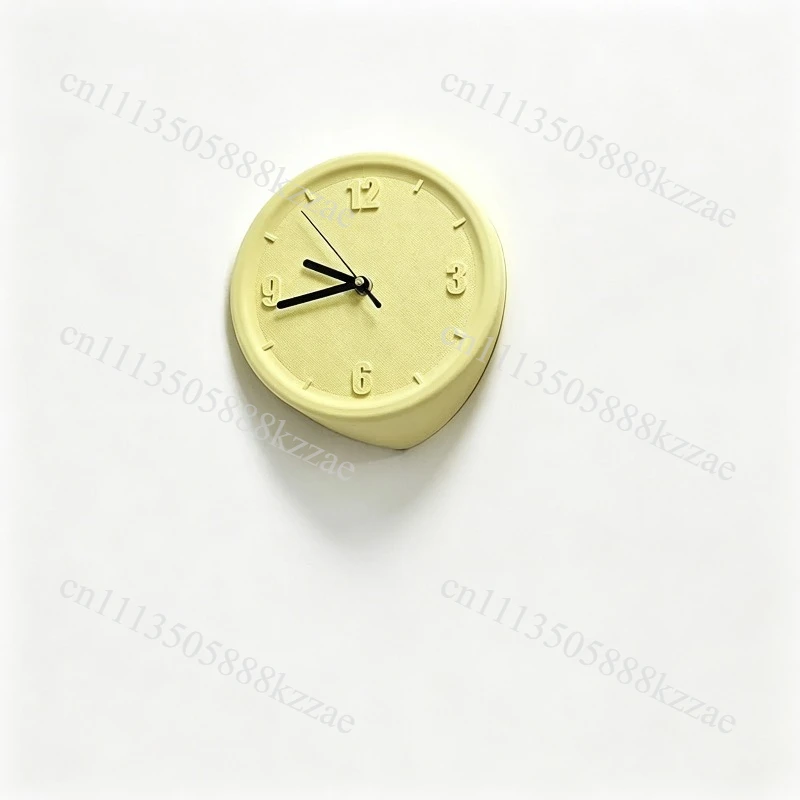 Wall Corner Clock Hole-free Scientific Artistic Sitting Living Room Study Silent Wall Hanging Clock Silent Home Decoration